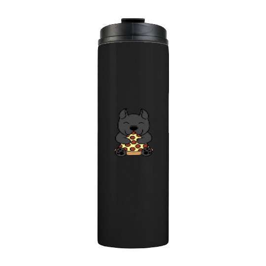 Cane Corso Pizza Lover Thermal Tumblers