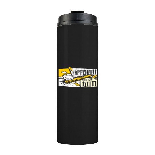 Kappow Bullets Gun Explosion Big bang Aesthetic Thermal Tumblers
