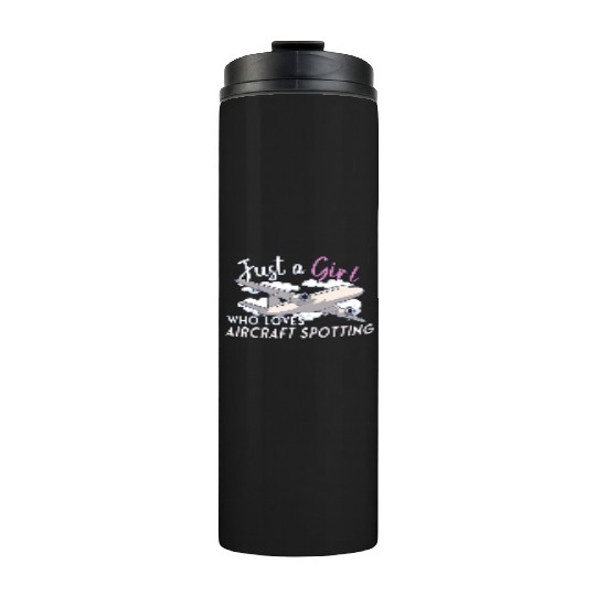 Aircraft Spotting Airplane Aircraft Spotter Thermal Tumblers