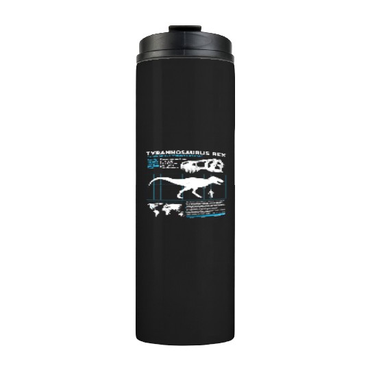 Tyrannosaurus Rex fact sheet Thermal Tumblers