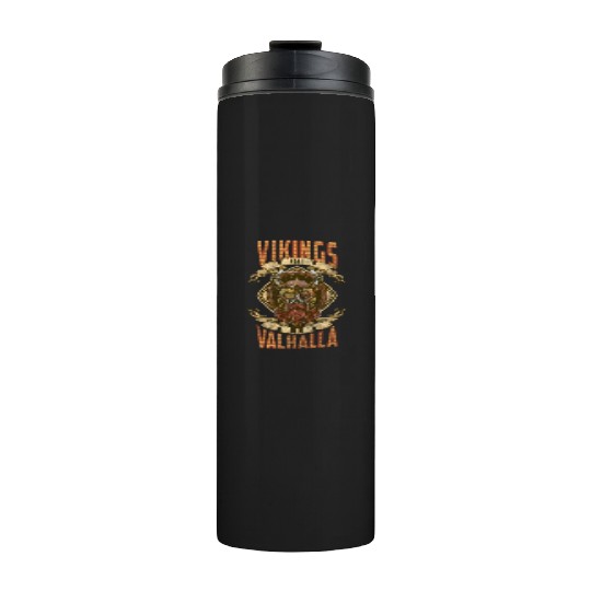Nordic Warrior Nordic Mythology Fighter Thermal Tumblers