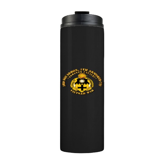 Army 3rd Squadron 5th Armored Cav Vietnam War Thermal Tumblers