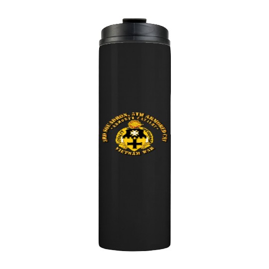 Army 3rd Squadron 5th Armored Cav Vietnam War Thermal Tumblers
