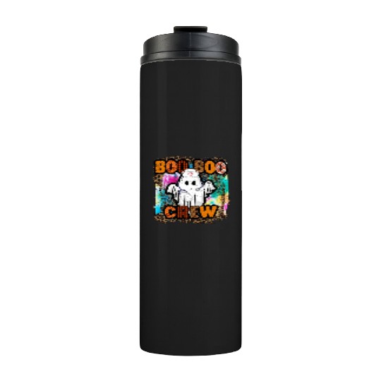 Halloween Boo Boo Crew Tie Dye Thermal Tumblers