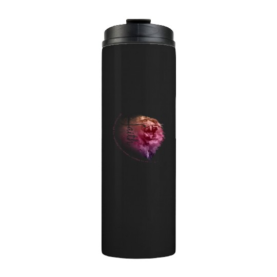 Lion of Juda (clear Faith) Thermal Tumblers