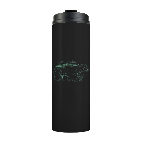Bear Landscape Mountain Wilderness Mountaineer Thermal Tumblers