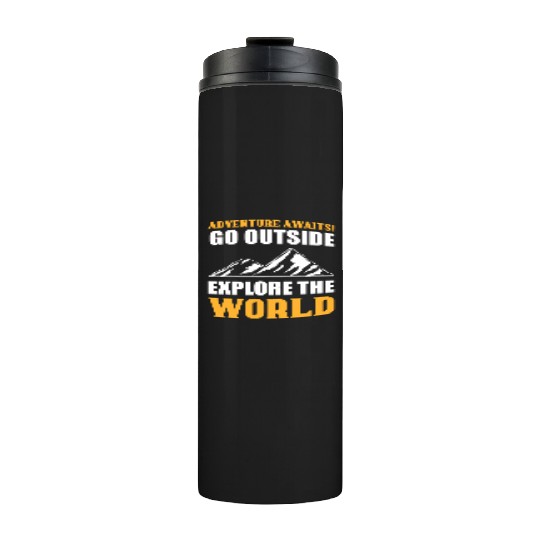 Explore the World Courageous Person Gift Thermal Tumblers
