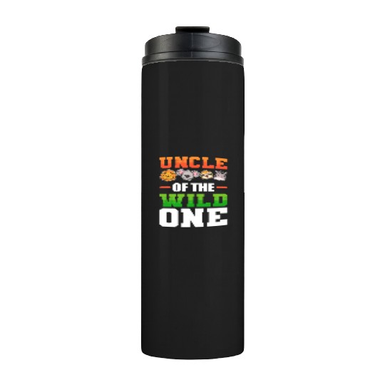 Uncle of the Wild One Nephew Niece Thermal Tumblers