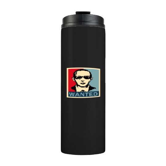 d b cooper wanted vintage Thermal Tumblers