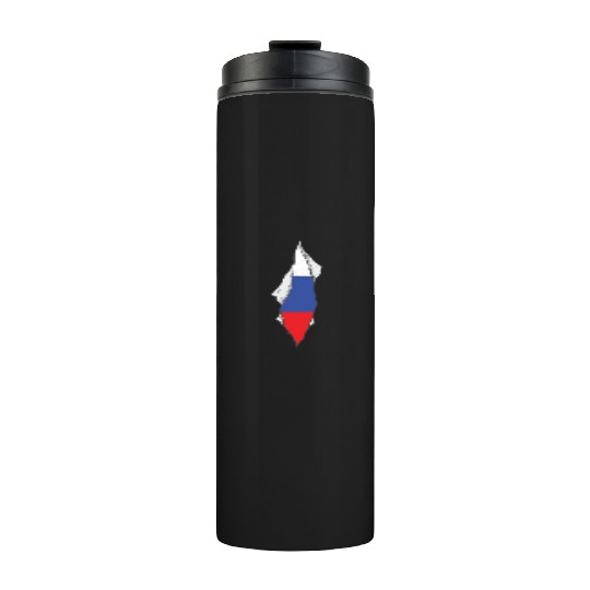 Russia flag proud Russian Thermal Tumblers