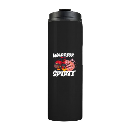 Japan Aikido Jiujitsu Warrior Thermal Tumblers