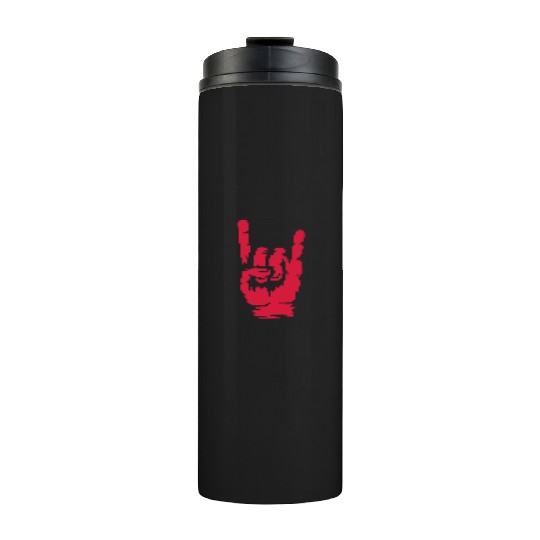 Cool heavy metal hand Thermal Tumblers