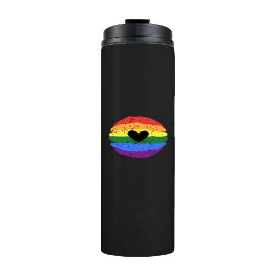 Lgbtq Gay Pride Month Rainbow Love Is Love Thermal Tumblers