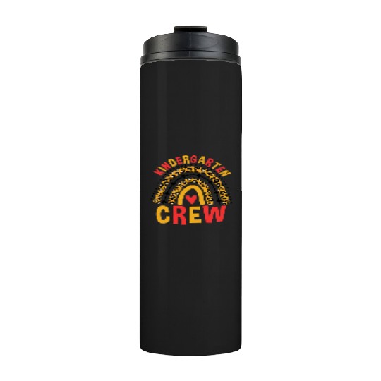 Back To School Leopard Kindergarten Crew Thermal Tumblers