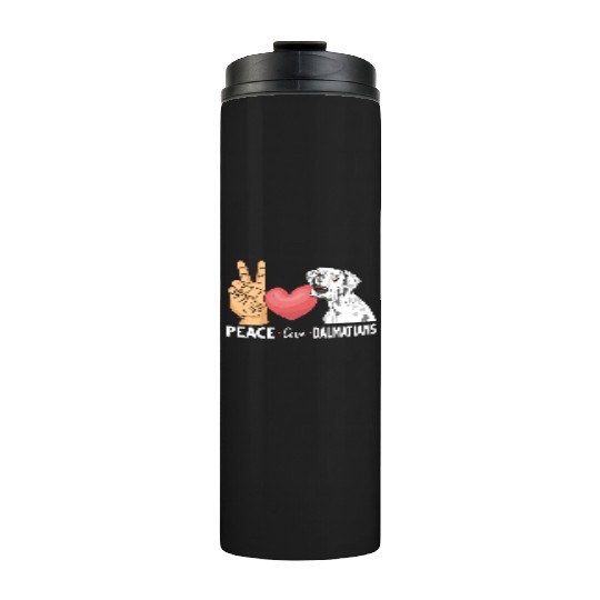 Cute Dalmatian Dog Lover Thermal Tumblers