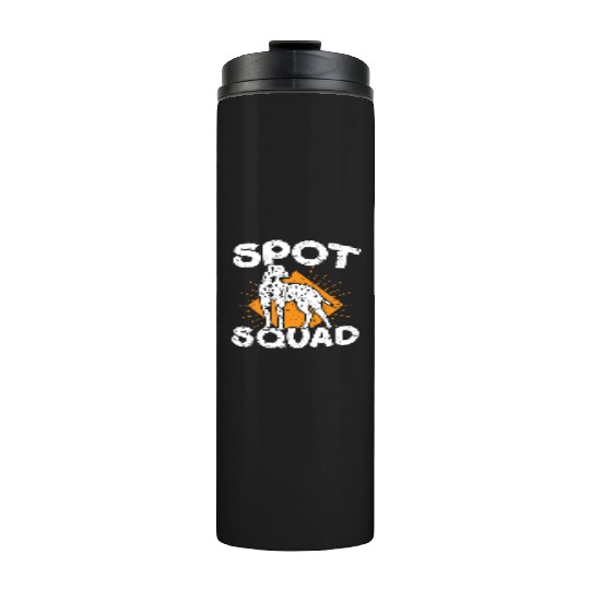 Spot Squad Paw Love Puppy Breeder Dalmatian Dog Thermal Tumblers