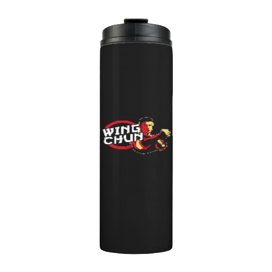 Wing Chun Coach Martial Arts Fighter Training Thermal Tumblers
