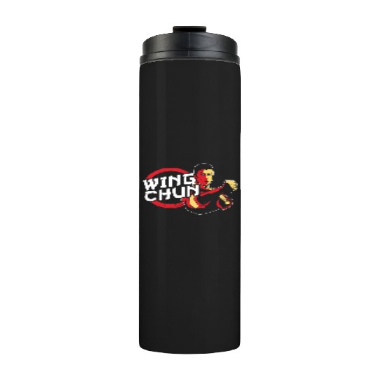 Wing Chun Coach Martial Arts Fighter Training Thermal Tumblers