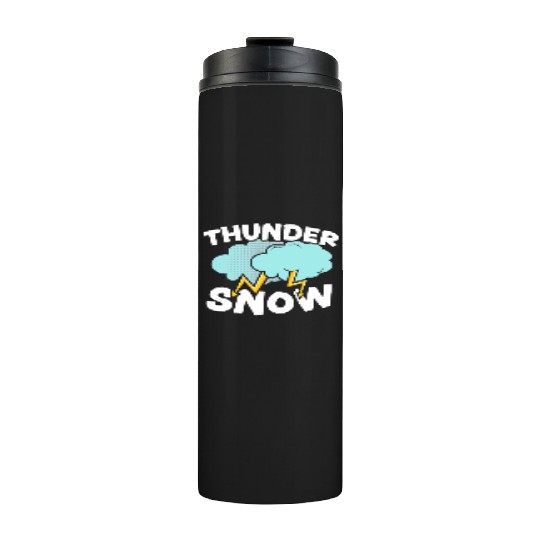 Thunder Snow Lover Ice Cold Snowy Winter Season Thermal Tumblers