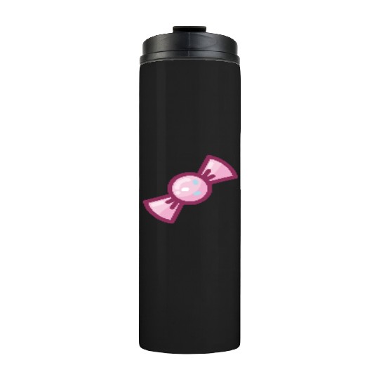 Cute Pink Sprinkled Candy Thermal Tumblers