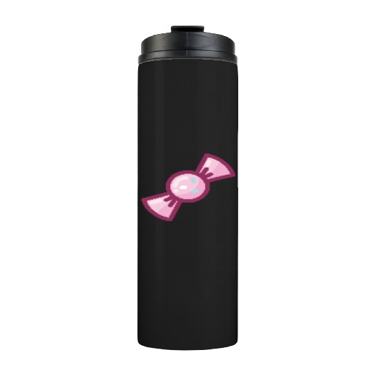 Cute Pink Sprinkled Candy Thermal Tumblers