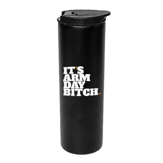 arm day gym Thermal Tumblers