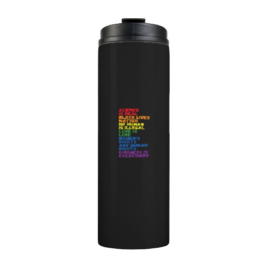Kindness is everything LGBTQ+ Pride Thermal Tumblers