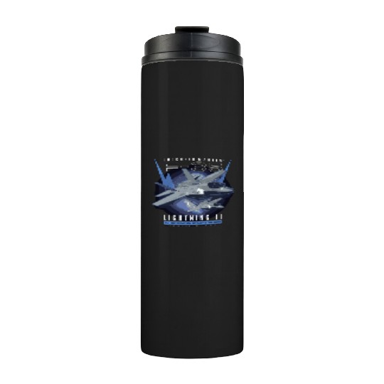 F-35 Lightning Ii 5Th Gen Stealth Fighter Thermal Tumblers