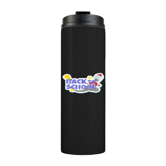 Back to School Sticker Thermal Tumblers