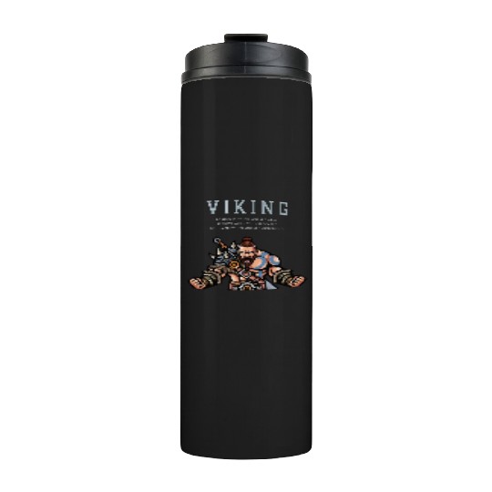 Viking Warrior Be Strong Be Brave Be Humble 2 Thermal Tumblers