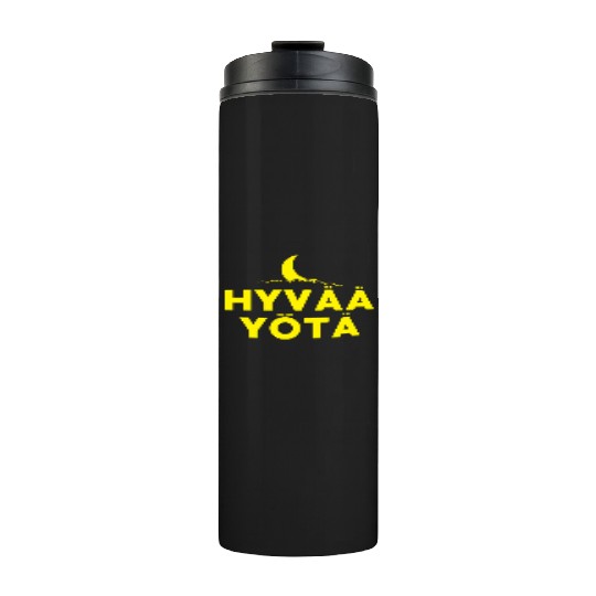 Good Night Finland Finnish Hyvää yötä Thermal Tumblers