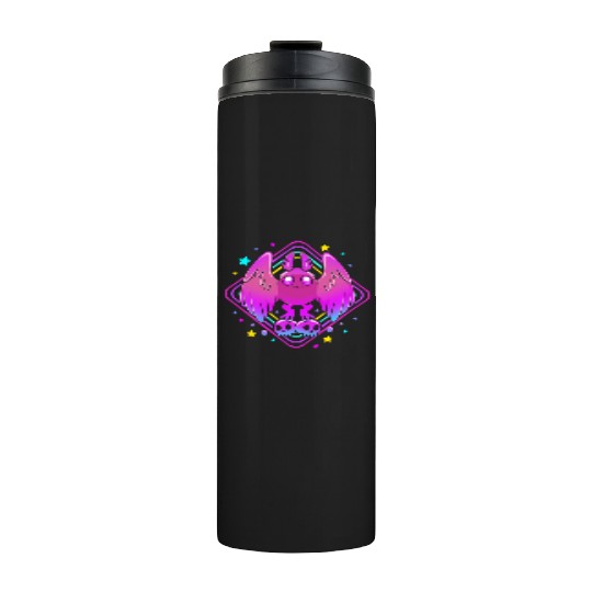 Pastel Goth Skull Aesthetic Gothic Cute Mothman Thermal Tumblers