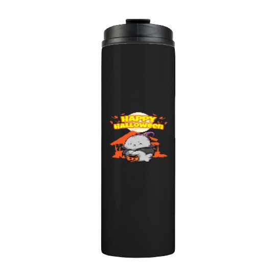 Happy Halloween Scary Funny Hallow's Eve Costume Thermal Tumblers