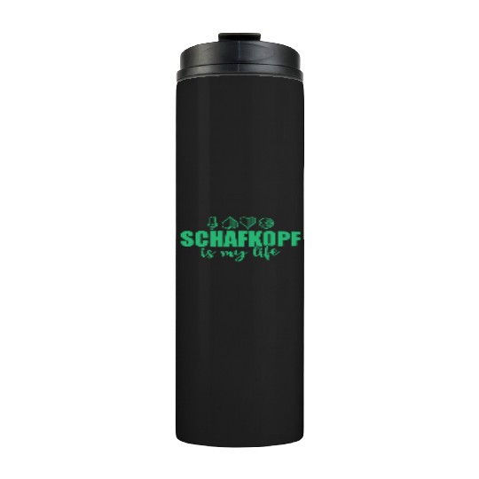 Schafkopf is my Life Card Game playing Card Thermal Tumblers