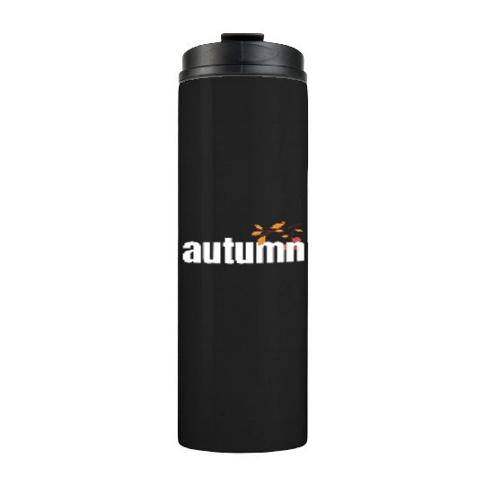Autumn Tree Orange Fall Leaves The Season Thermal Tumblers