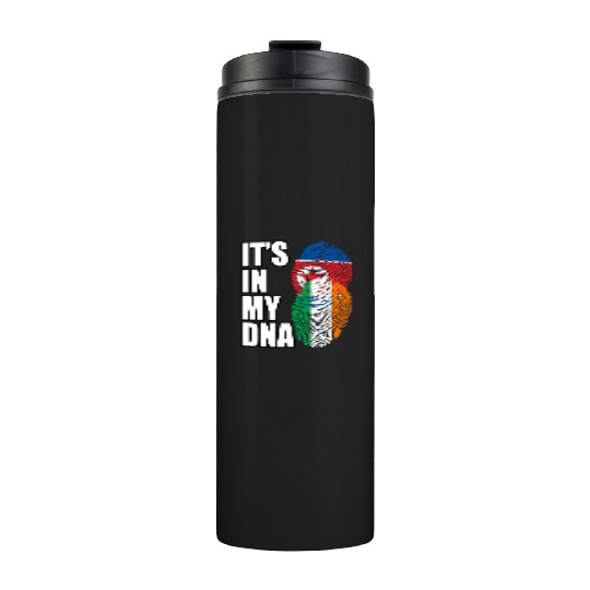 North Korean And Irish Mix Heritage DNA Flag Thermal Tumblers