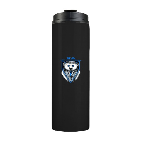 banda -Gangster bear Thermal Tumblers