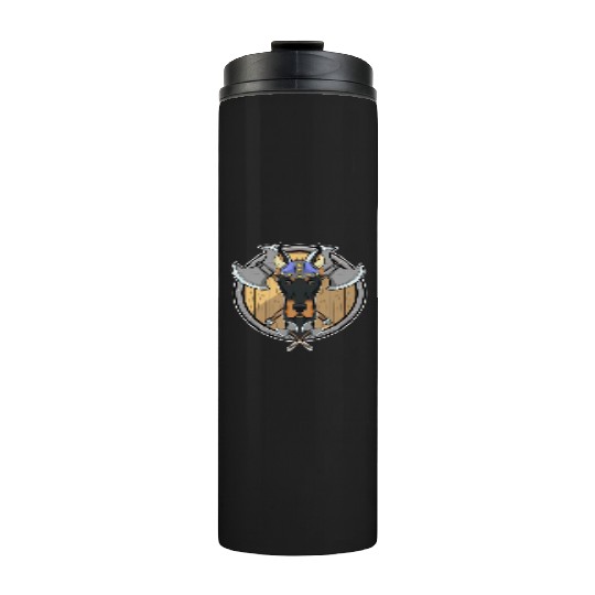 Doberman I Valhalla I Viking Thermal Tumblers