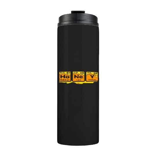 Honey Periodic Table Beekeeper Bee Hives Science Thermal Tumblers