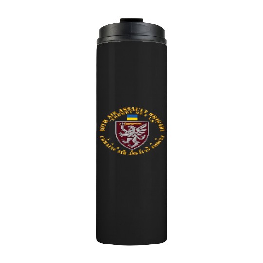 Ukraine 80th Air Assault Brigade Nobody but Us Thermal Tumblers