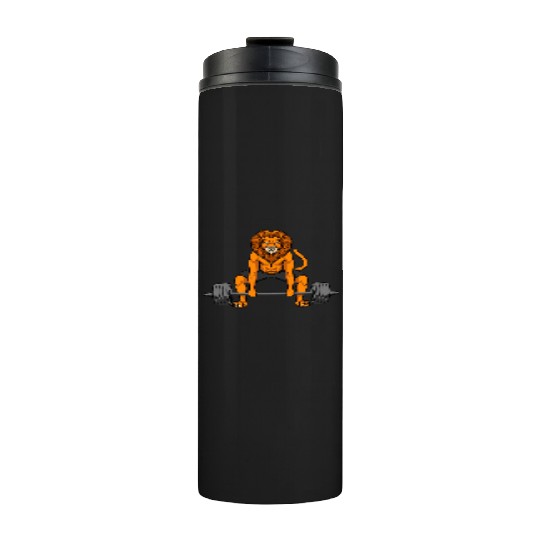 PowerLifting Lion Thermal Tumblers