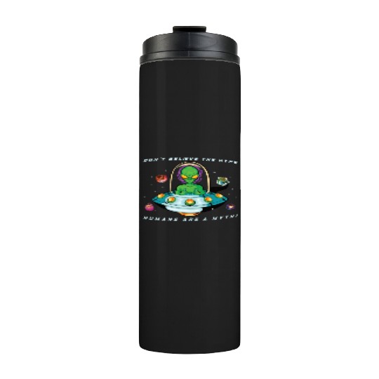 Alien Extraterrestrial Area 51 UFO Space Geek Gift Thermal Tumblers