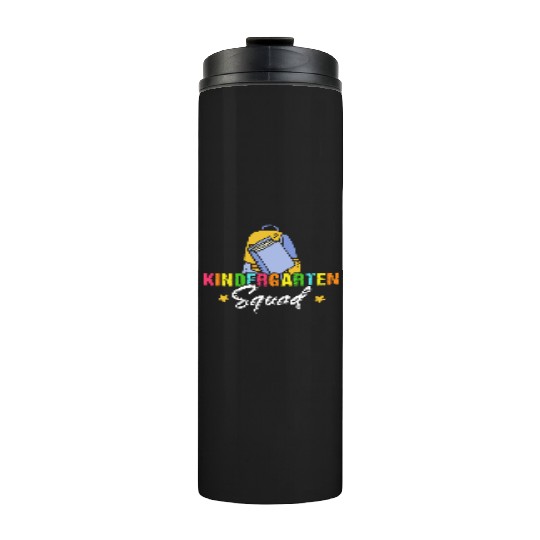 Kindergarten Squad Back To School Thermal Tumblers