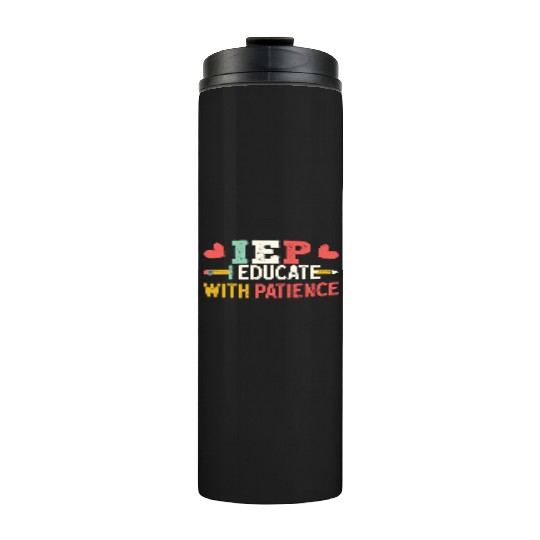 Encourage Progress Special Education Teacher Life Thermal Tumblers
