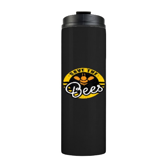 Save The Bees Earth Lover Planet Beekeeper Beekeep Thermal Tumblers