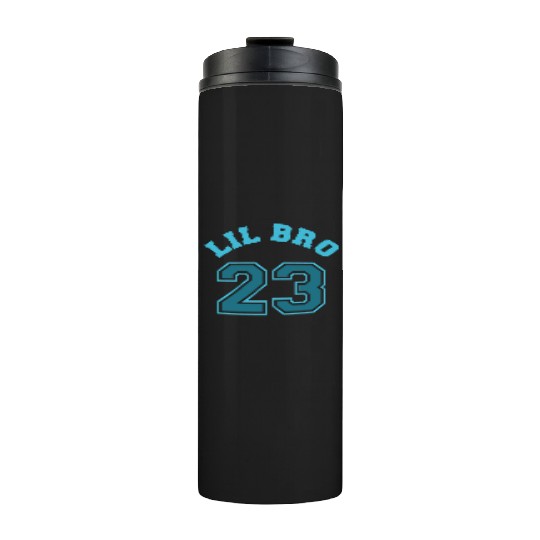 Lil Bro 2023 Little Brother Baby Family Birth Boy Thermal Tumblers