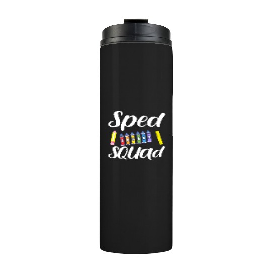 SPED Squad Special Education Teacher Thermal Tumblers