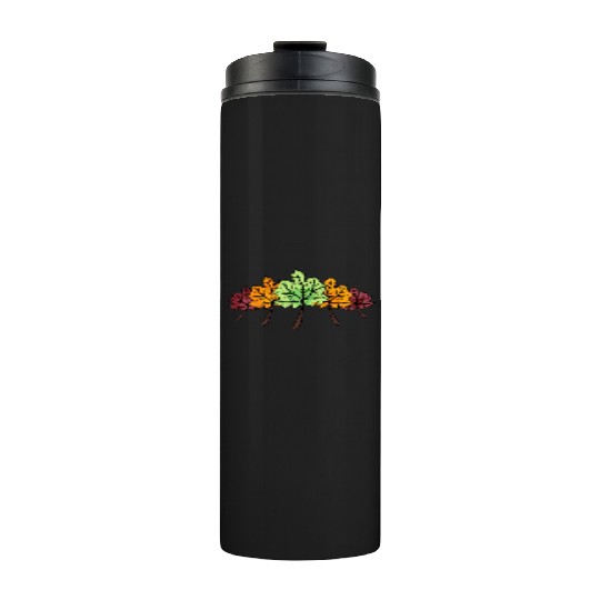 leaves fall autumn Thermal Tumblers