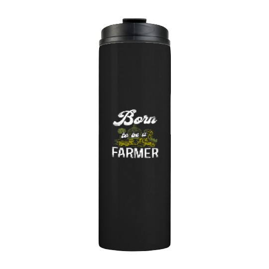 Farming Farmer Tractor Vintage Thermal Tumblers