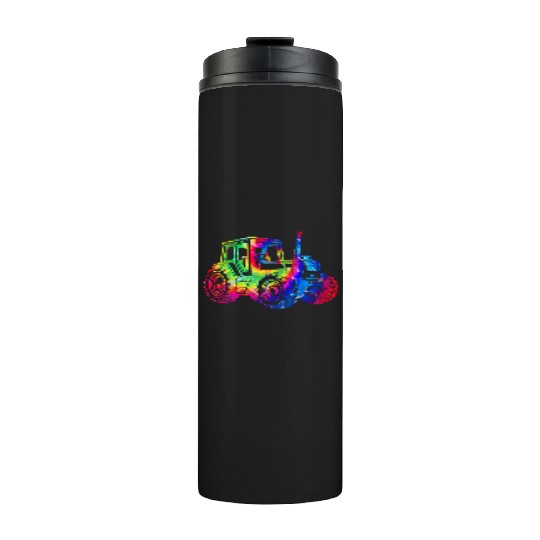 Farming Farmer Tie Dye 80s 90s Thermal Tumblers